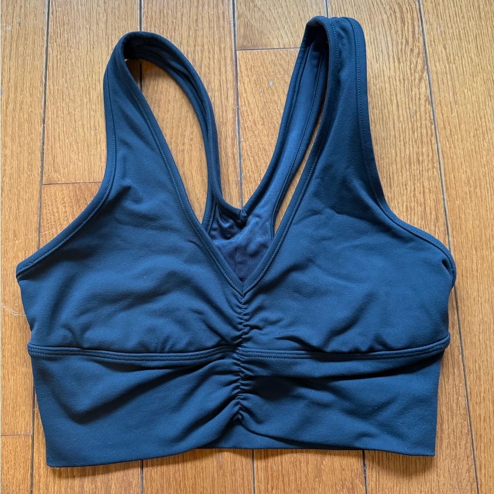 ALO Yoga Wild Thing Sports Bra Anthracite - Picture 6 of 8